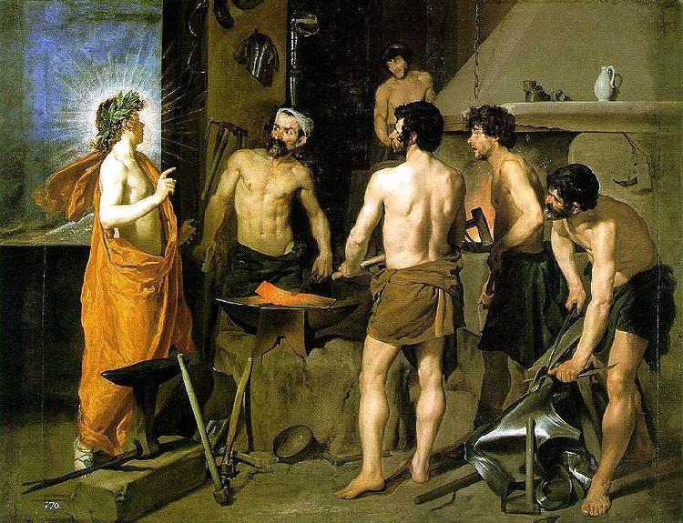 Diego Velazquez The Forge of Vulcan oil painting image